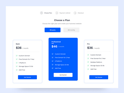 Pricing Card Design design e commerce icon typography ui ux