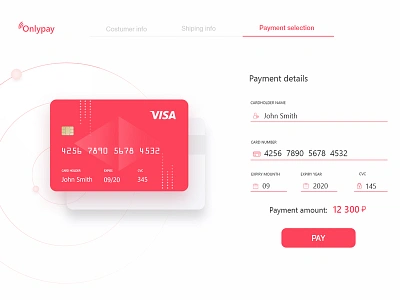 Credit Card Checkout. Daily ui 02 credit card checkout credit card form credit card payment daily ui design pay payment ui ux visa web