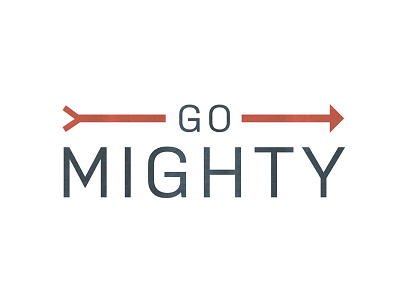 Go Mighty Identity arrow go identity logo women