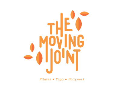 TMJ Final Logo leaves lost type co op mensch pilates yoga
