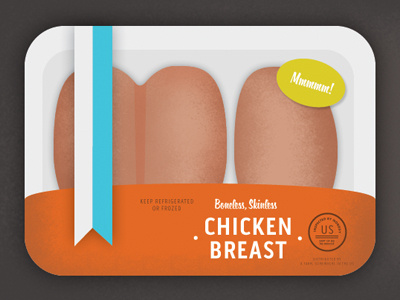 Chicken Breast chicken food illustration mmmm! package