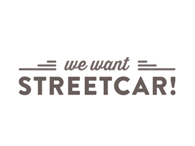 Streetcar downtown identity logo los angeles transportation type