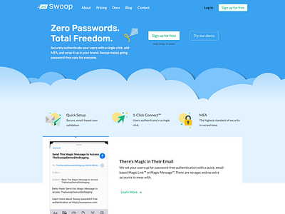 Swoop Landing Page