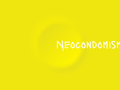 Neocondomism (Neomorphism) Design alex kazakov branding clean concept condom design graphic design identity kazaligor logopron mark neomorphic neomorphism new new style trend typography ui yellow