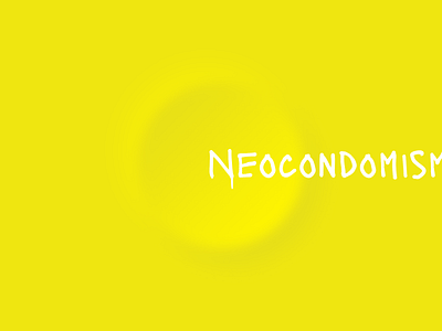 Neocondomism (Neomorphism) Design alex kazakov branding clean concept condom design graphic design identity kazaligor logopron mark neomorphic neomorphism new new style trend typography ui yellow