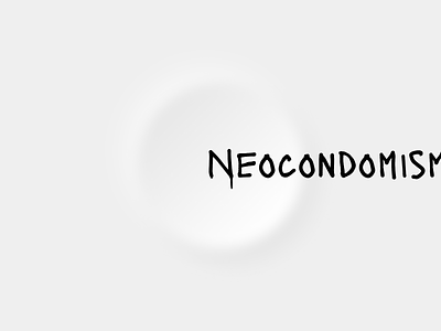 Neocondomism (Neomorphism) UI