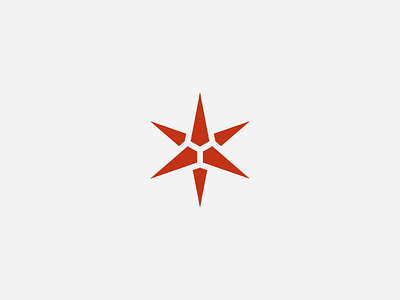 Zvezda MB Logo (star) 2d alexkazakov branding clean corel flat geometric graphic design icon identity illustration kazaligor logo logopron mark minimal red simple star vector