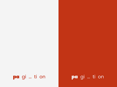 pa  gi  ...  ti  on  (pagination)