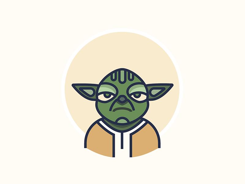 Download Yoda - Star wars - Icon Design by Giftcyn | Dribbble | Dribbble