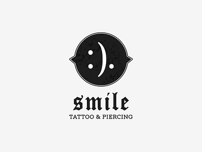 Smile — Tattoo & Piercing :). brand design branding logo logo design logotype piercing smile symbol tattoo vector