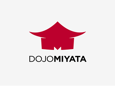 Dojo Miyata — Martial Arts architecture brand design branding design dojo house japan japanese art letter logo logo logo design logotype martial art nippon pictogram symbol vector