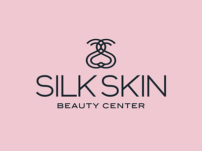 Silk Skin — Beauty Center beauty center beauty logo brand design branding curves design letter logo logo logo design logotype minimal pictogram silhouette symbol vector water zen