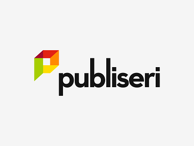 Publiseri — Print Shop & Silkscreen brand design branding design letter logo logo logo design logotype minimal overlapping pictogram polygon print shop serigraphy symbol typography vector