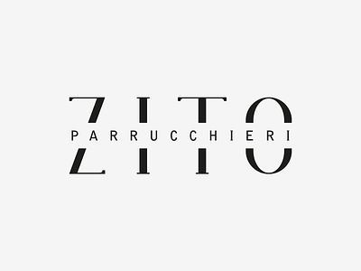 Zito Parrucchieri — Hair Stylist brand design branding cut design font font design font logo identity italy letter logo logo logo design logotype minimal serif serif font symbol type design typeface vector
