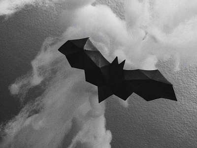 Bat 3d bat blender design papercraft