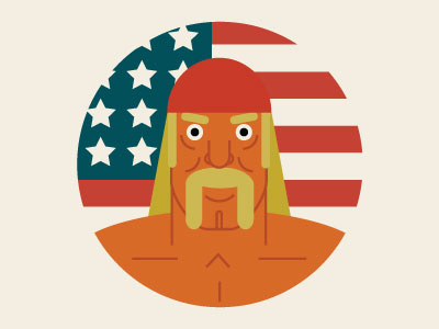 Hulkamania hulk hogan illustration real american