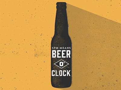 Beer O' Clock beer beer o clock textures vector
