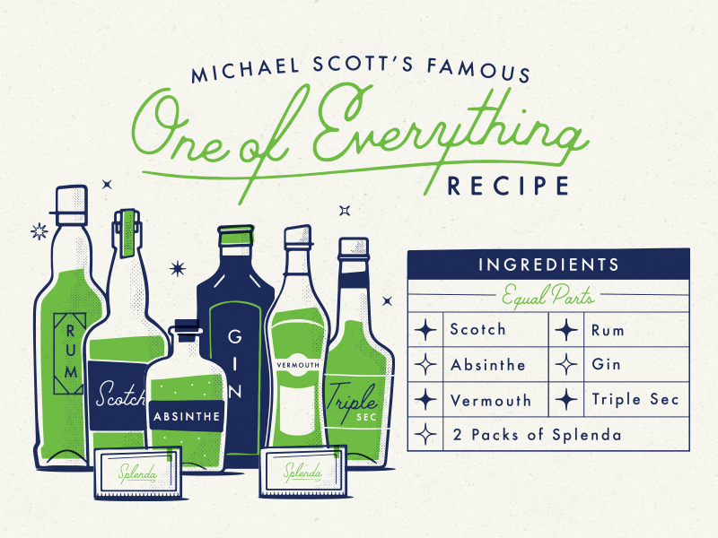 One of Everything Recipe by Brett Ferdock on Dribbble