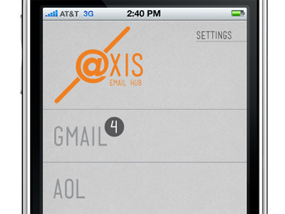 Axis Email Hub android app axis email interface iphone mobile