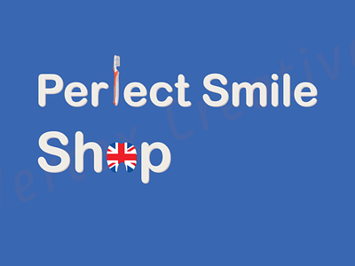 Perfect Smile Shop Logo - Concept Two abstract branding concept design illustration logo minimal typography vector