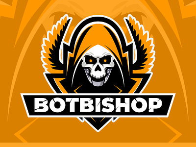 Bot Bishop Esports Avatar avatar branding concept design illustration logo minimal vector
