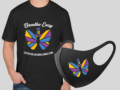 COTA For Jacobs Lungs branding fundraiser logo merchandise t shirt