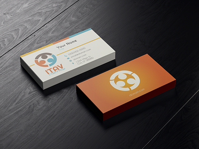 ITAV Business Cards branding business card design illustration logo vector