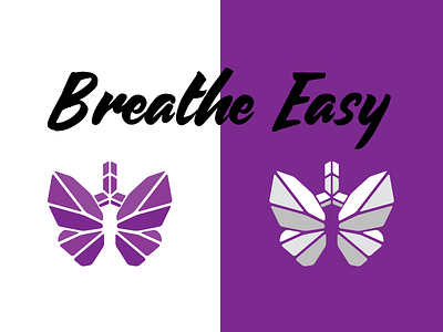 Breathe Easy Logo Concept abstract branding concept design illustration logo lowpoly vector