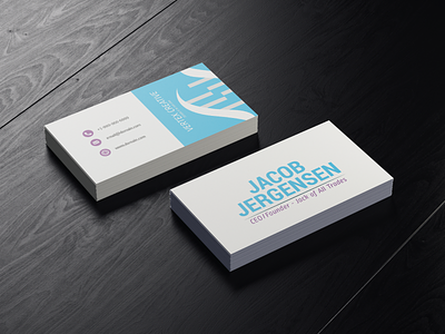 New Vertex Creative Business Cards! branding business card design icon illustration logo typography vector