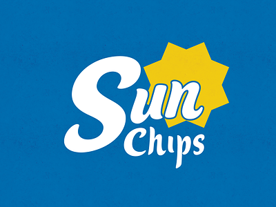 Sun Chips abstract branding design illustration logo typography vector