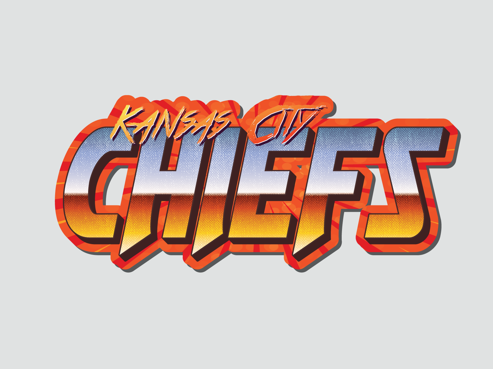 Retro Chiefs Sticker by Jacob Jergensen on Dribbble