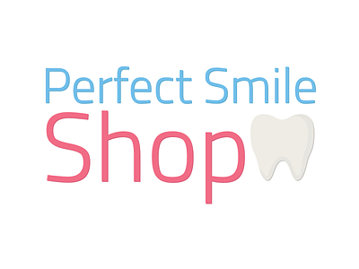 Perfect Smile Shop Logo - First Concept abstract branding concept design logo typography vector