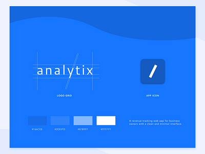 Analytix - Wordmark & App Icon app appicon branding design finance iconography logo logodesign uidesign uiux