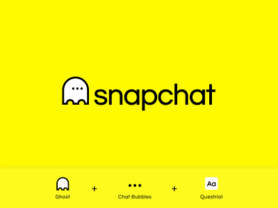 Snapchat Redesign Concept (for fun) app brandidentity design icon iconography logo logodesign typography uidesign uiuxdesign