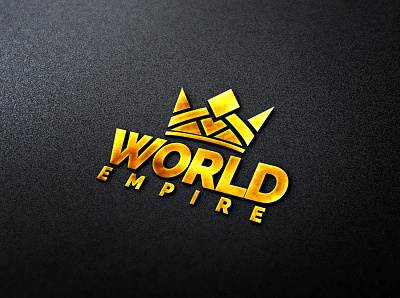 World Empire Logo 3d branding design illustration logo typography vector