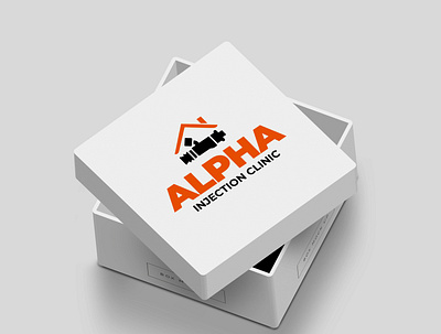 Alpha Injection Clinic Packaging 3d branding design graphic design illustration logo typography