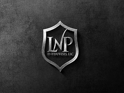 LNP ENTERPRISE LOGO 3d branding design illustration logo typography vector