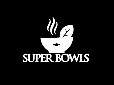 SuperBowls logo 3d branding design graphic design illustration logo typography ui ux vector