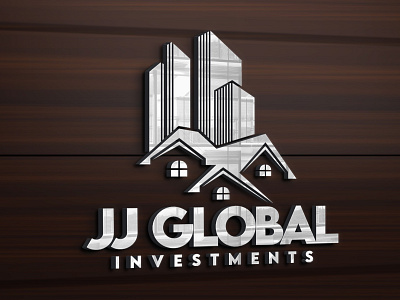 JJ Global Logo 3d branding design graphic design illustration logo typography vector