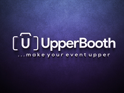 UpperBooth Logo 3d app branding design graphic design illustration logo typography ui ux vector