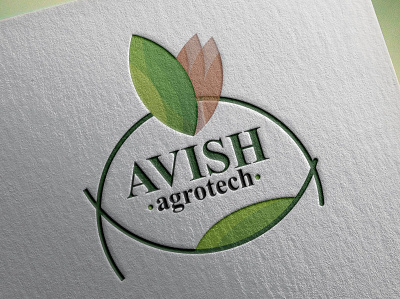 Avish Agrotech logo 3d app branding design graphic design illustration logo typography ui ux vector