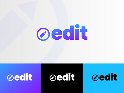Edit logo 🇨🇦 3d animation app branding design graphic design illustration logo motion graphics typography ui ux vector