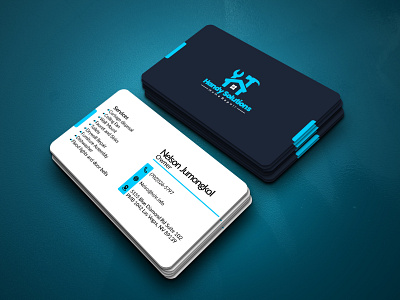 Handy Solutions Home Repair Business Card 3d animation app branding design graphic design illustration logo motion graphics typography ui ux vector