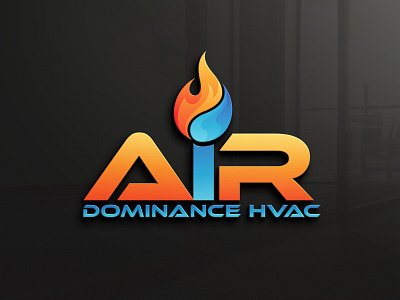 Air Dominance HVAC logo 3d animation branding design graphic design illustration logo motion graphics typography ui ux vector