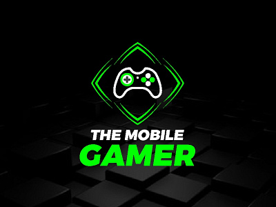 The Mobile Gamer logo 3d animation branding design graphic design illustration logo motion graphics typography ui ux vector