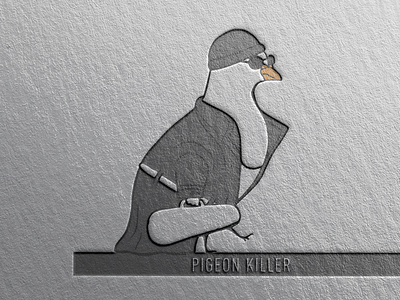 Pigeon Killer adobe illustrator design funny signs illustration vector