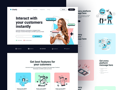 Chatify Landing PAGE