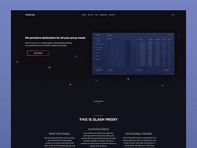 SlashProxy Landing Page