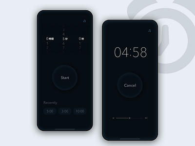 14 Countdown Timer app clean countdown timer dailyui design lessismore minimal minimal app simple sketch timer ui ux