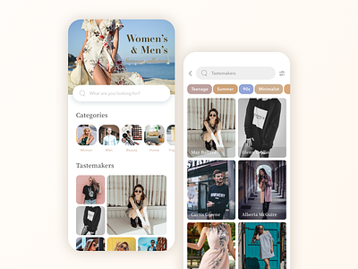22 Search app clean clothes dailyui design ecommerce fashion grid grid layout inspiration minimal minimal app search searching serif simple sketch sns ui uidesign